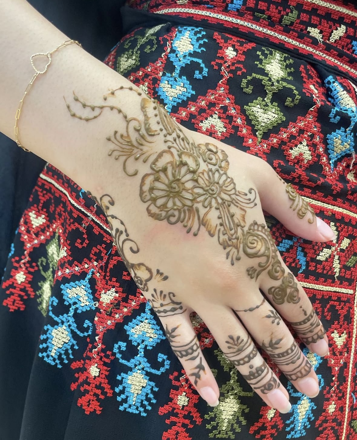Fundraiser henna design 6