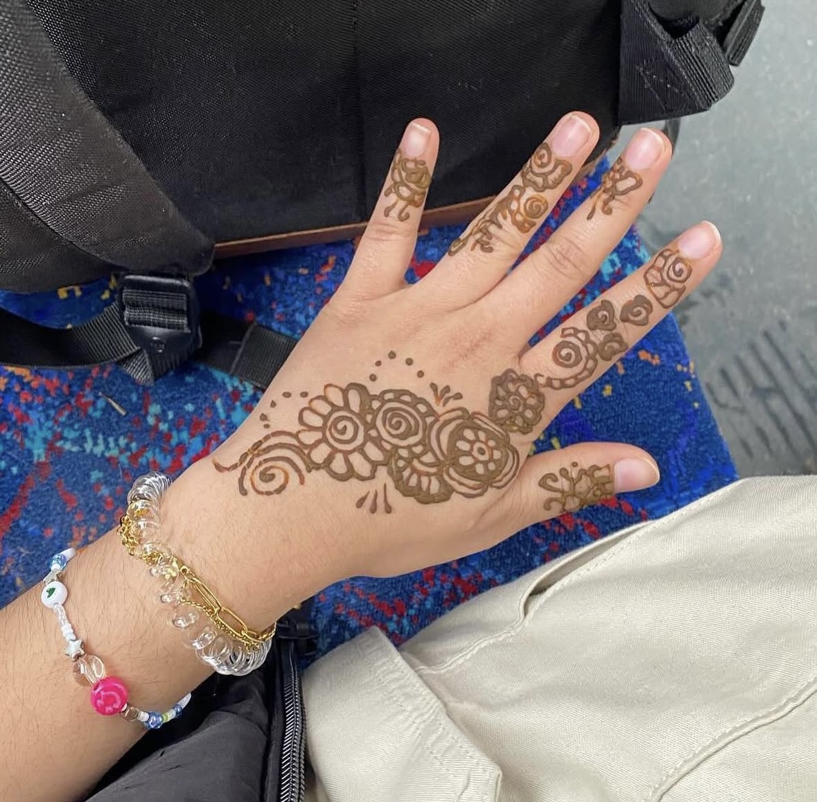 Creative party henna