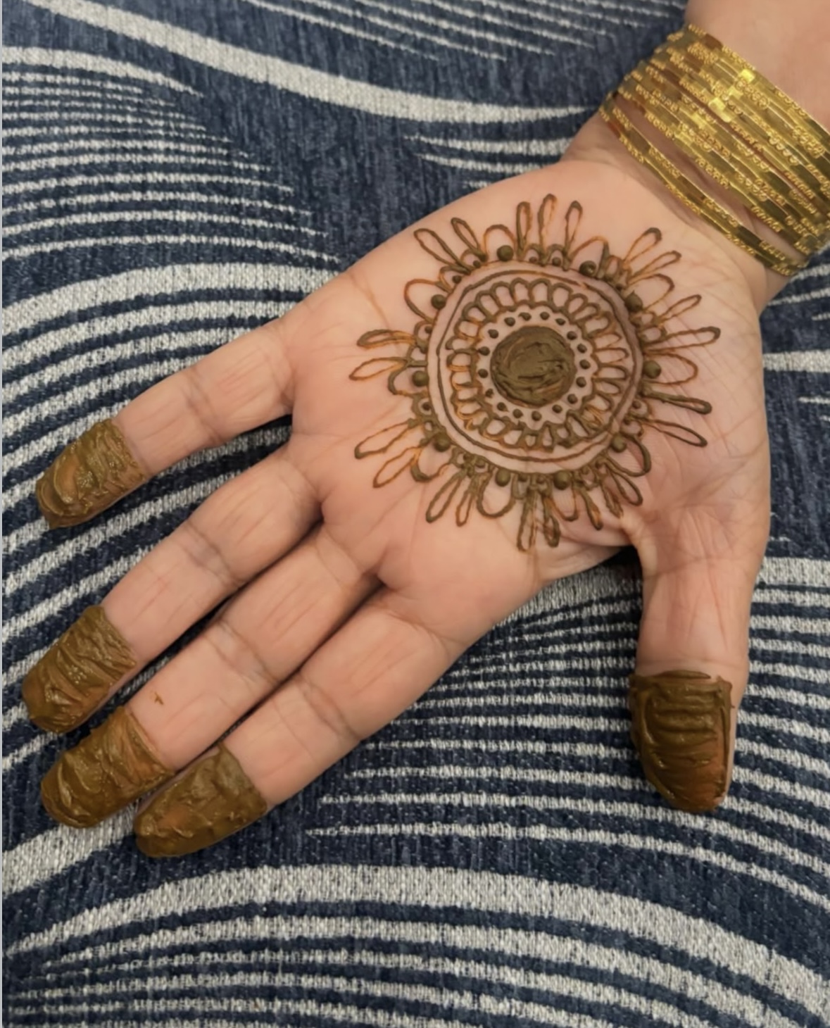 Beautiful bridal henna design